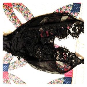 Black lace Teddy